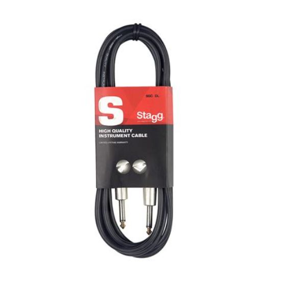 Picture of Stagg 6M Deluxe Instrument Cable Jack to Jack