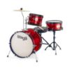 Picture of Stagg 5PC 16" Junior Drumset with Hardware and Throne - RED