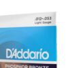 Picture of D'ADDARIO Phosphor Bronze Round Wound Acoustic Guitar Strings 012-053