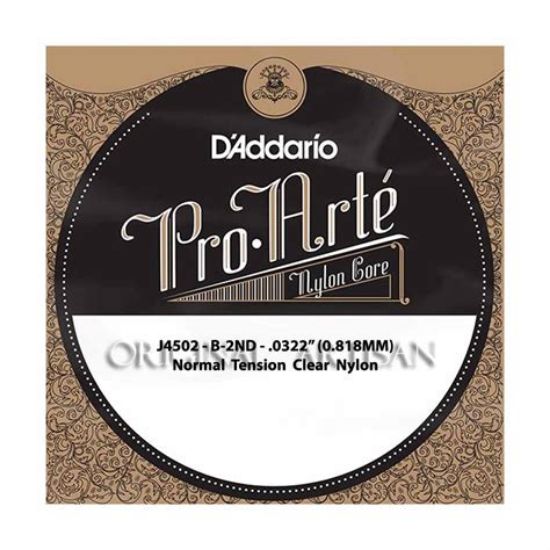 Picture of D'ADDARIO Orchestral Pro-Arte Classical Single B Guitar String