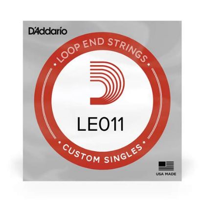 Picture of D'ADDARIO Plain Steel Loop End Single Acoustic/Electric Guitar String 011