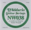 Picture of D'ADDARIO XL Nickel Round Wound Single Acoustic/Electric Guitar String 038