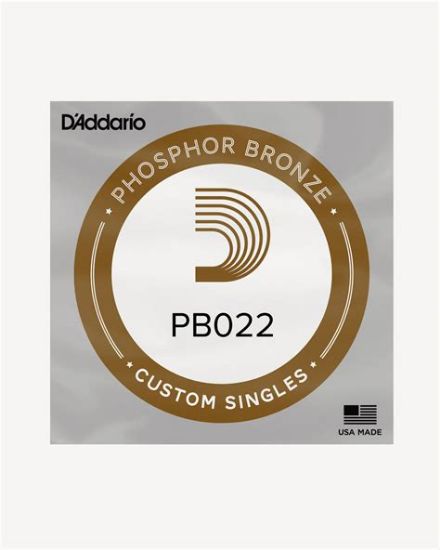 Picture of D'ADDARIO Phosphor Bronze Round Wound Single Acoustic Guitar String 034