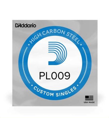 Picture of D'ADDARIO Plain Steel Single Acoustic/Electric Guitar String 009