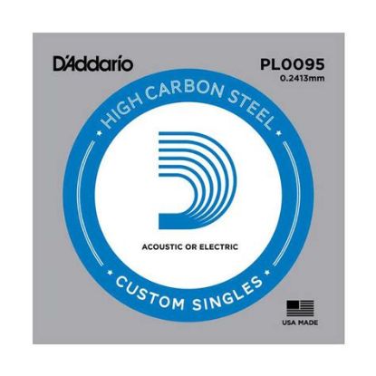 Picture of D'ADDARIO Plain Steel Single Acoustic/Electric Guitar String 0095