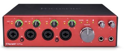 Picture of FOCUSRITE Clarett+ 4Pre USB-C Audio Interface