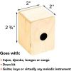 Picture of MEINL Percussion Mini Cajon Shaker Ovangkol Frontplate