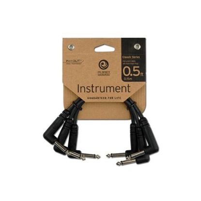 Picture of Planet Waves Classic Series Patch Cable Right-Angle to Right-Angle - 3 Pack - 5ft