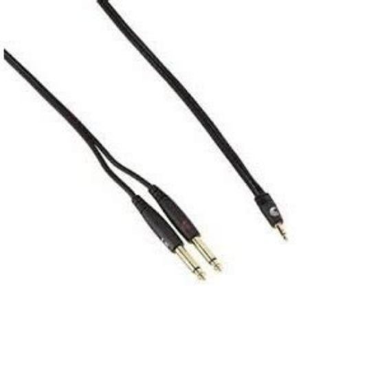 Picture of PLANETS WAVES Custom Series 6ft 1/8 To Dual 1/4 Audio Cable
