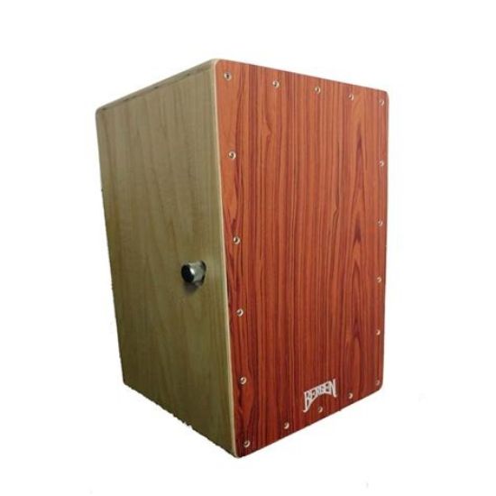 Picture of Bergen Birch Cajon Fully Adjustable Snare With Bag Teak Finish