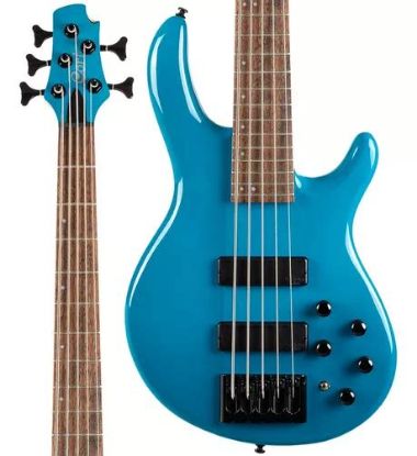Picture of Cort C5 Deluxe Candy Blue Electric Bass Guitar