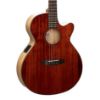 Picture of CORT Acoustic Electric Guitar Solid Myrtlewood Top Brown Gloss