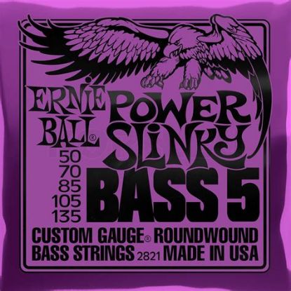 Picture of Ernie Ball 5-String Power Slinky Bass Strings (50 - 135)