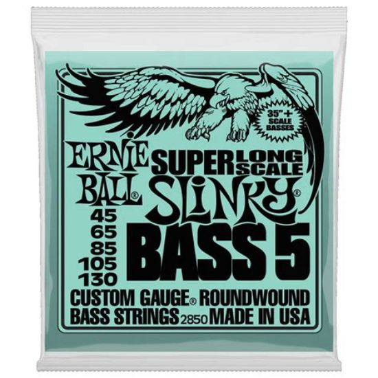 Picture of Ernie Ball Bass XL Hybrid 5-String Roundwound Strings 45-130