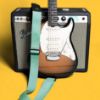 Picture of ERNIE BALL Polypro Guitar Strap/Bass Strap - Tidal Green