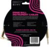 Picture of 18" Braided Straight/Angled Instrument Cable - Black