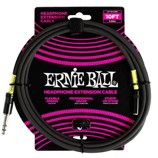 Picture of Ernie Ball Headphone Extension Cable - 1/4 to 3.5mm - 10ft