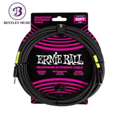 Picture of Ernie Ball Headphone Extension Cable - 3.5mm to 3.5mm - 20ft