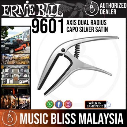 Picture of ERNIE BALL Axis Dual Radius Capo Silver Satin
