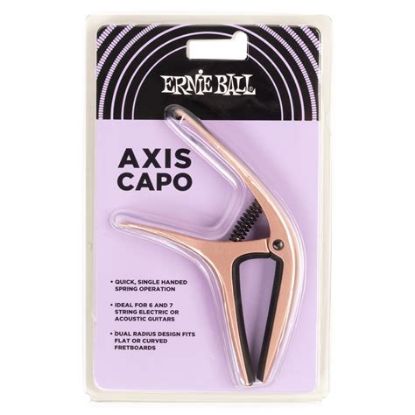 Picture of ERNIE BALL Axis Dual Radius Capo Rose Gold Satin