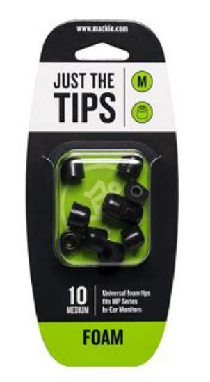 Picture of MACKIE Medium Foam Black Tips Kit For In-Ear Monitor