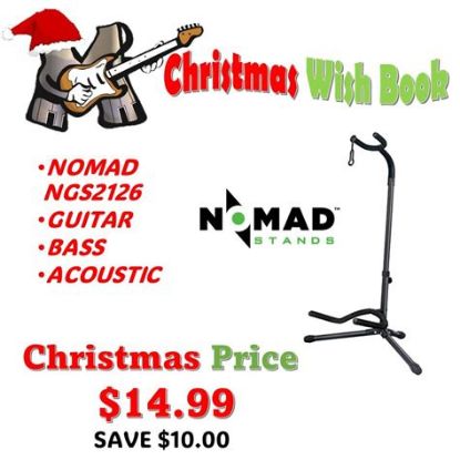 Picture of Nomad Guitar Stand - Acoustic / Electric W/Safety Strap