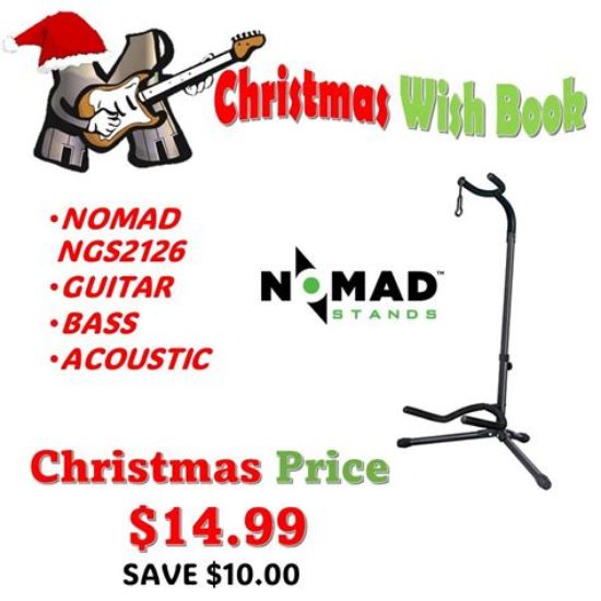 Picture of Nomad Guitar Stand - Acoustic / Electric W/Safety Strap