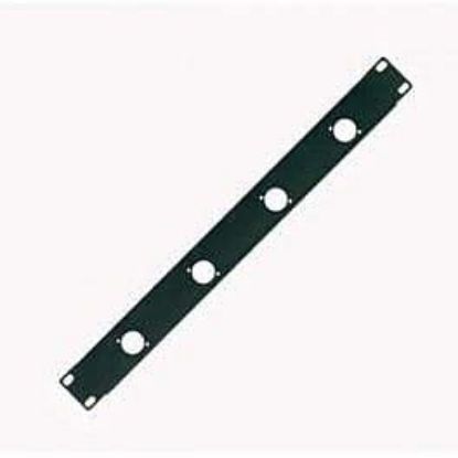 Picture of Proel RK4N Rack Panel with 4 XLR Mount Holes