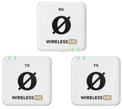 Picture of RODE Dual Compact Wireless Microphone System - White