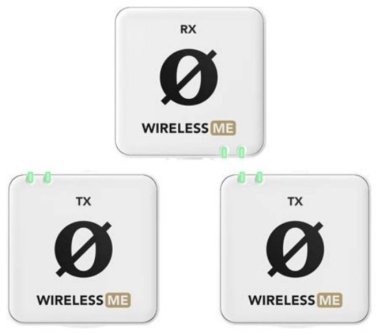 Picture of RODE Dual Compact Wireless Microphone System - White
