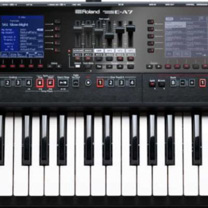 Picture of ROLAND 61-Key Arranger Keyboard, Dark Red