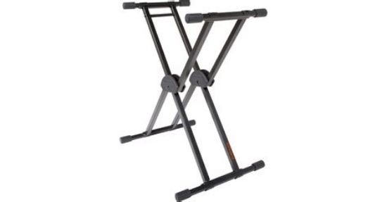 Picture of Roland Ks-20X Offset Double X-Braced Height Adjustable Keyboard Stand