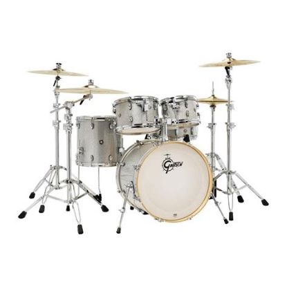 Picture of Catalina Maple Shell Pack 5-Pc W/22" Kick - Silver Sparkle