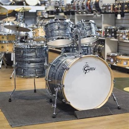Picture of GRETSCH DRUMS Renown Maple Shell Pack 5-Pc W/22" Kick - Silver Oyster Pearl
