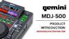 Picture of Gemini MDJ 500 Professional Small Format USB Media Player
